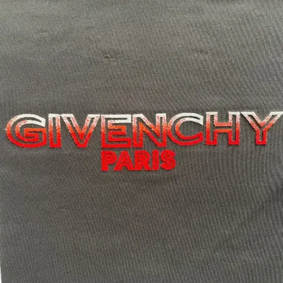 GIVENCHY gradient toothbrush embroidery