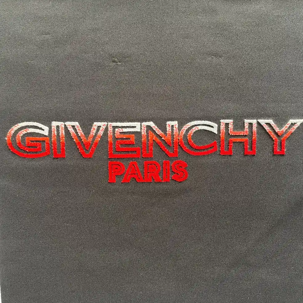 GIVENCHY渐变牙刷绣