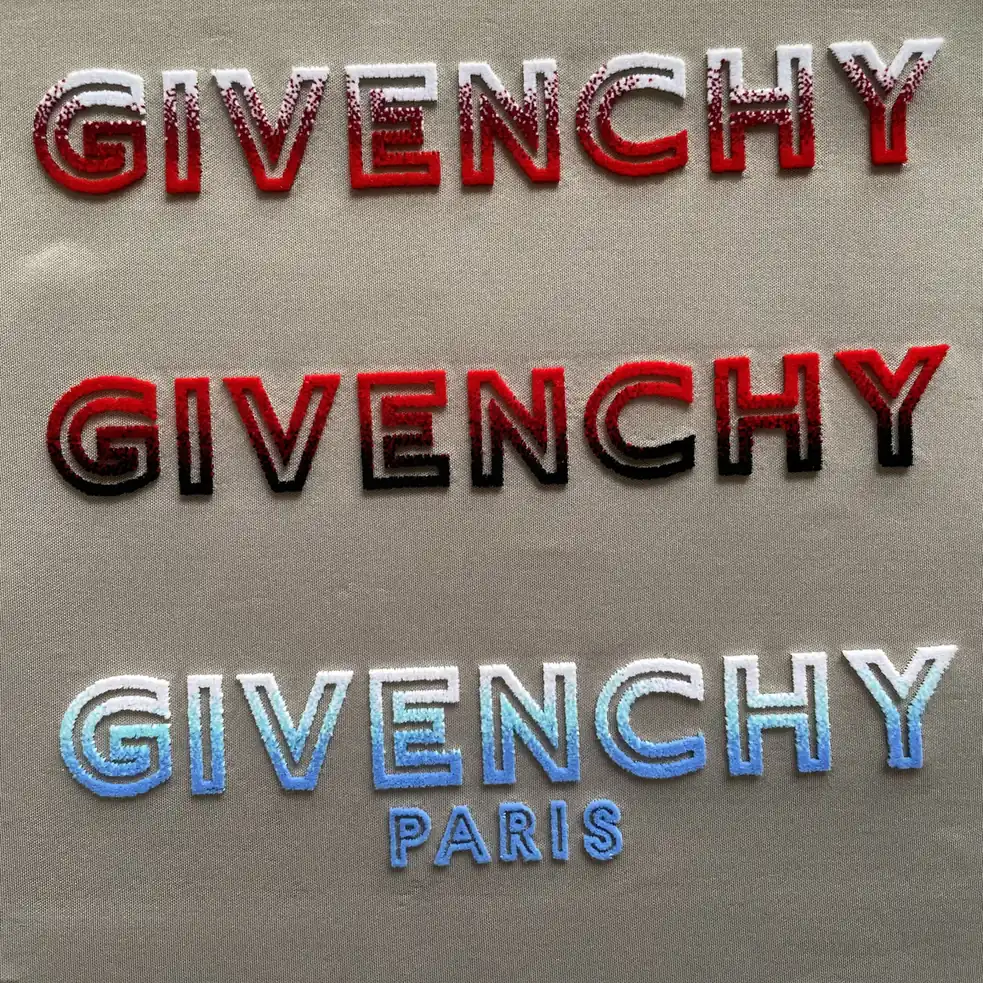 GIVENCHY渐变牙刷绣 图3