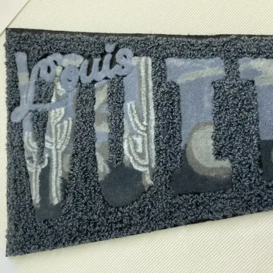 Chenille Embroidery Patch | Vintage Lettering Gou-Leng Patch + Toothbrush Embroidery